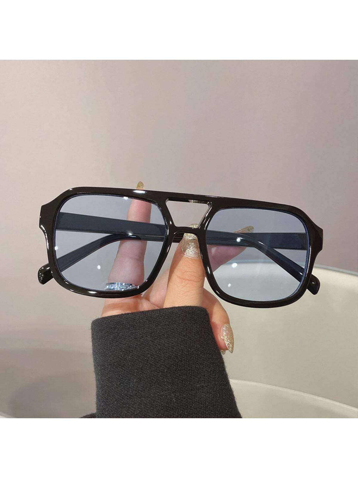 1 шт. модные солнцезащитные очки с двойными линзами и линзами Ocean с защитой от ультрафиолета