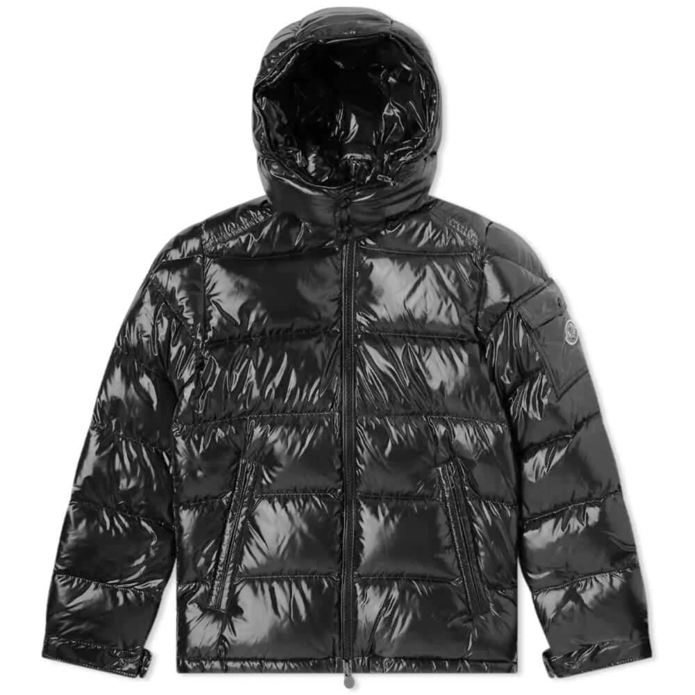 Moncler Пуховик Maya, черный цена и фото