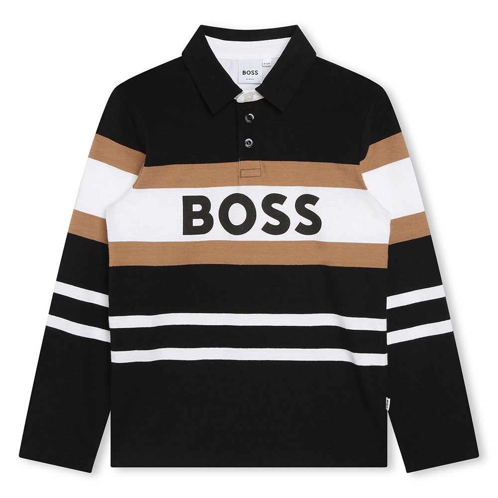 

Поло BOSS J25O96, разноцветный