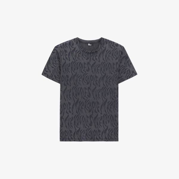 

Kooples on футболка из хлопкового джерси с огненным принтом The Kooples, черный