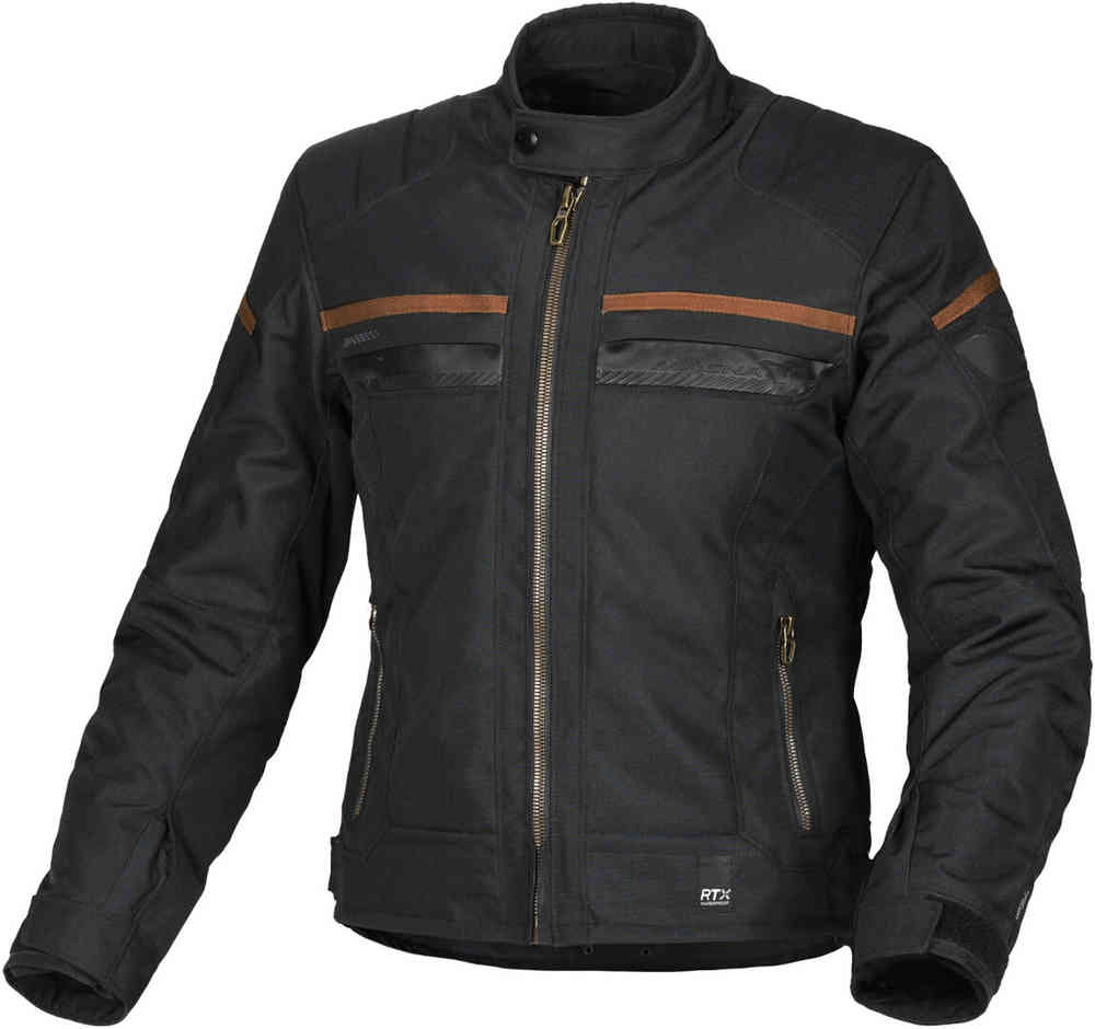 куртка macna inland мотоциклетная текстильная красный Водонепроницаемая женская мотоциклетная текстильная куртка Oryon Macna, черный