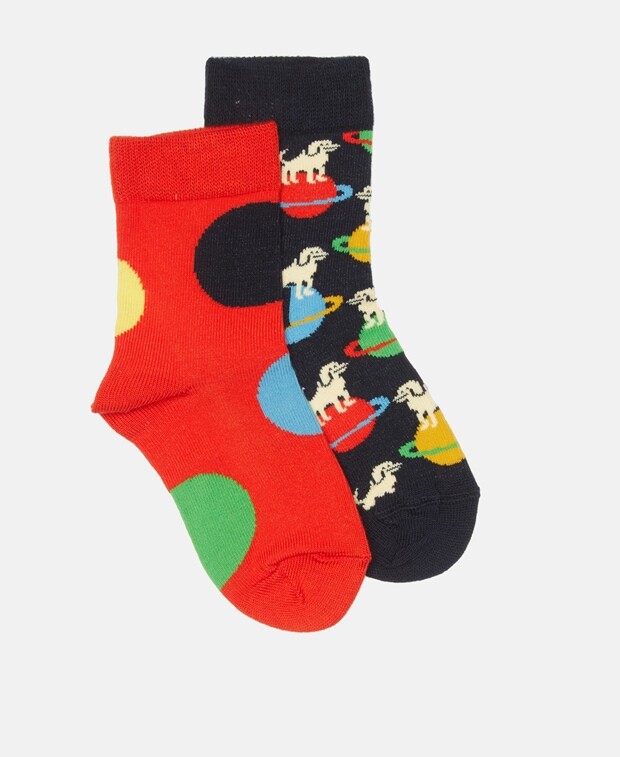 

Носки, упаковка 2 шт. Happy Socks, темно-синий