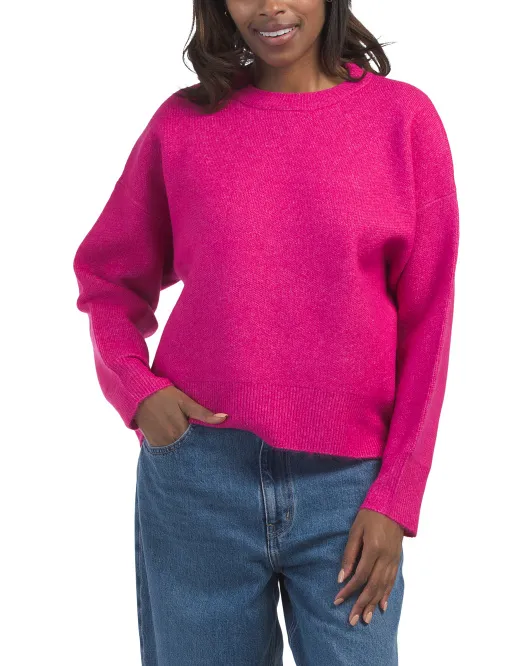 

Толстовка Maddie с круглым вырезом Michael Stars, цвет Fuchsia