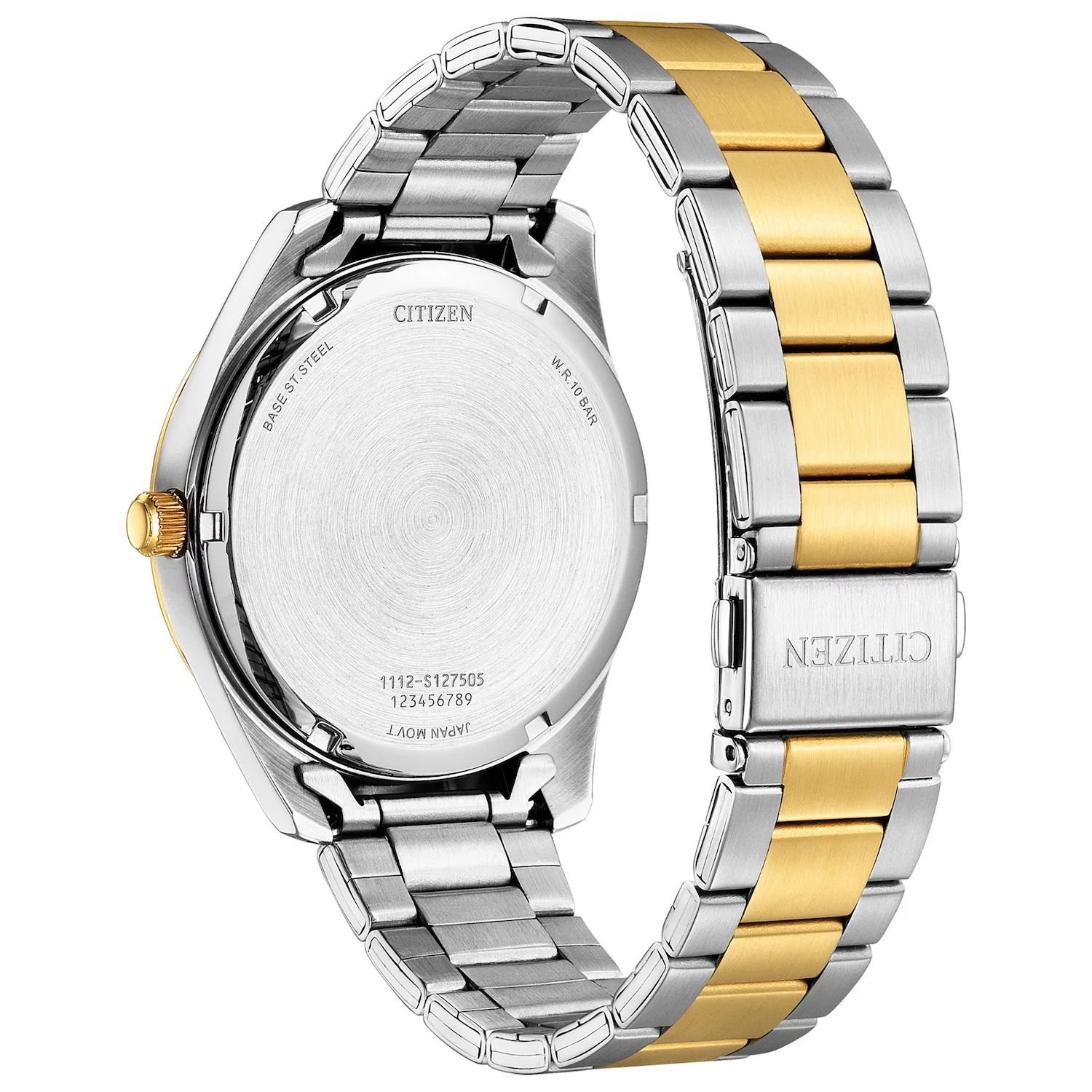 Мужские двухцветные часы из нержавеющей стали - BI1036-57L Citizen часы citizen bi5104 57l