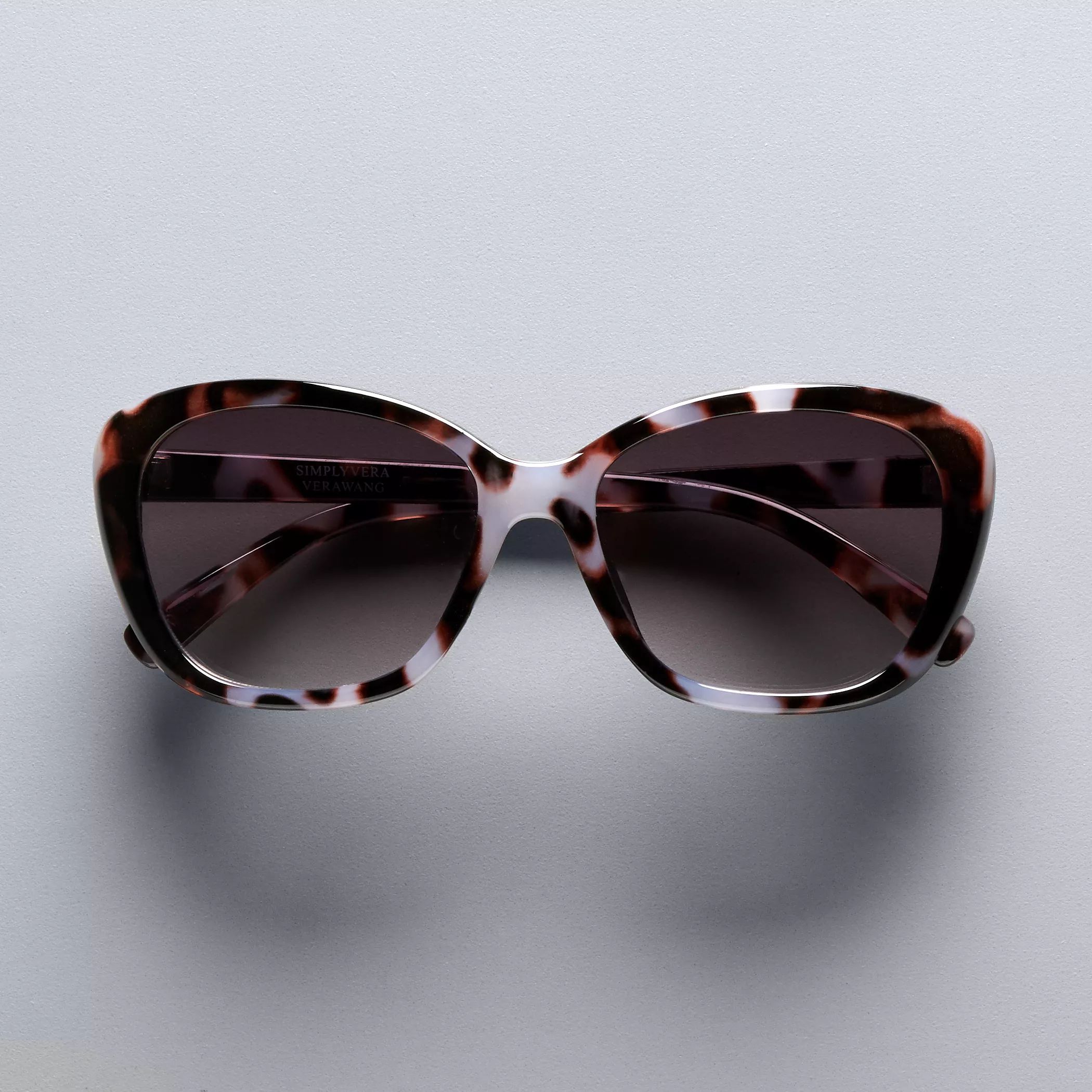 Женские солнцезащитные очки «кошачий глаз» Simply Vera Vera Wang 56 мм, рубиновые цвета Simply Vera Vera Wang