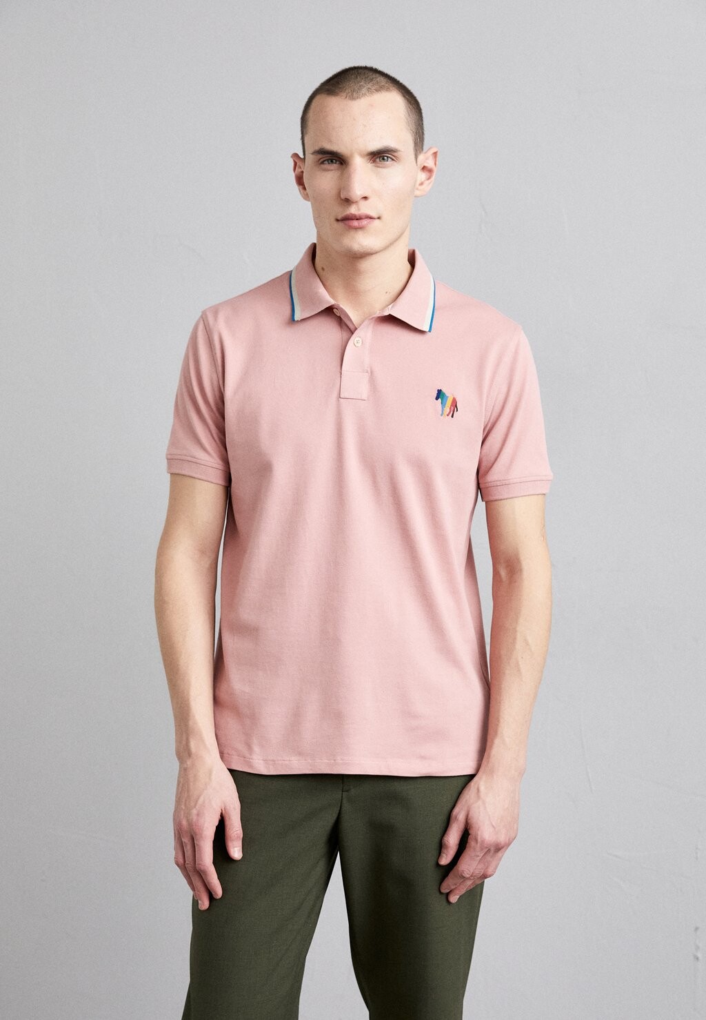 

Рубашка-поло MENS FIT PS Paul Smith, цвет pink