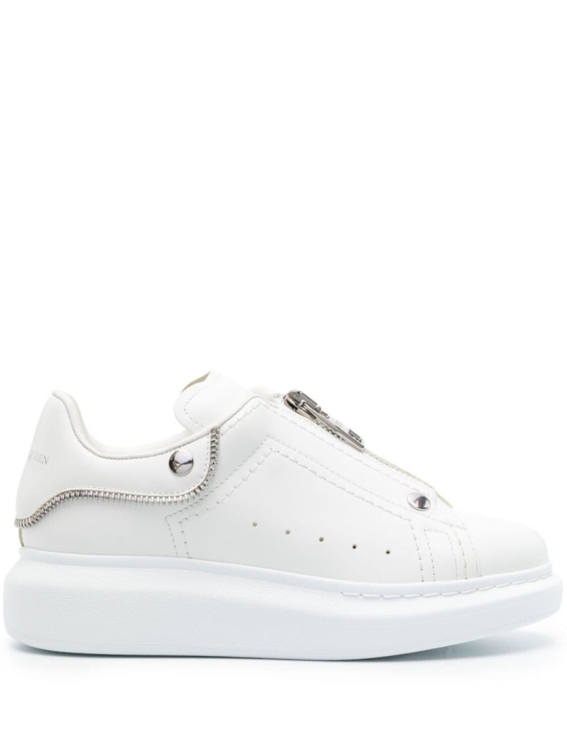 

Alexander McQueen кроссовки Oversized на молнии, белый