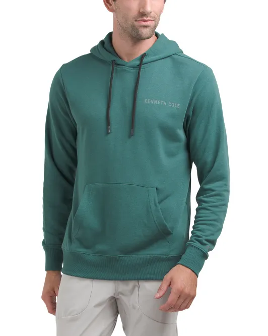 

Толстовка Terry с графическим рисунком Kenneth Cole, зеленый