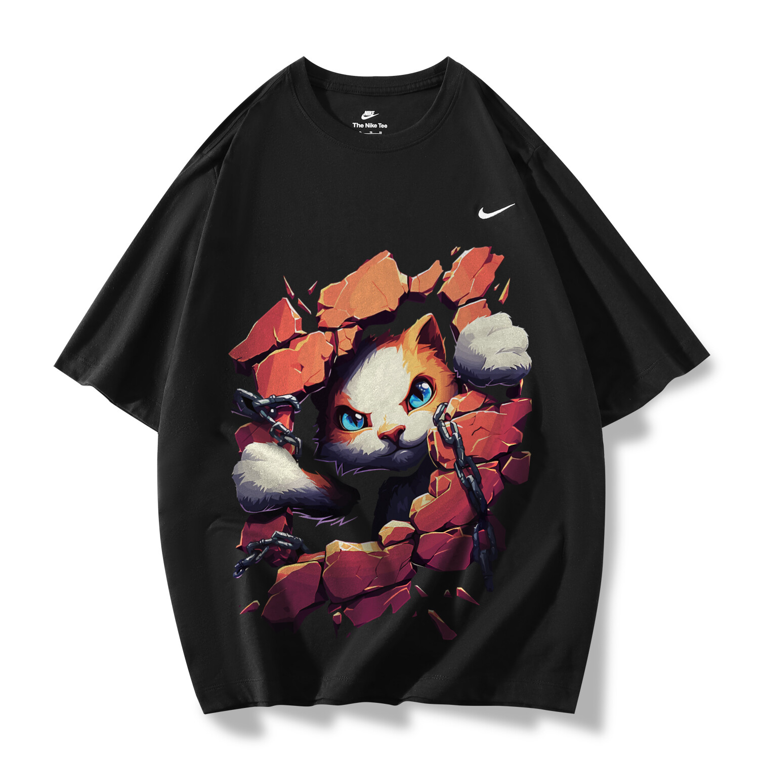 

Футболка унисекс черная Nike, черный