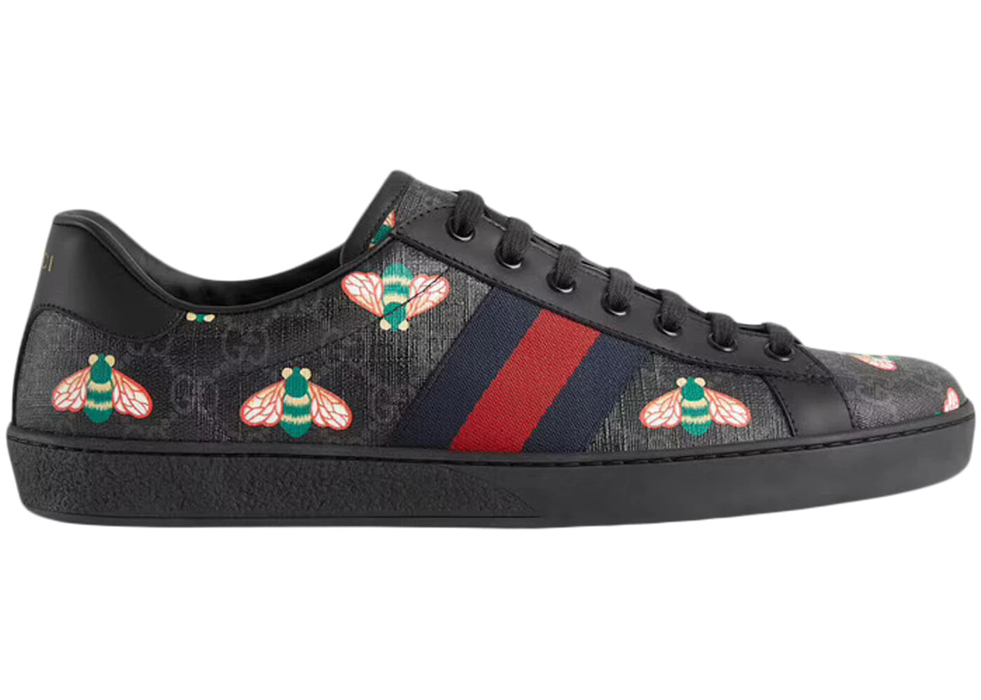

Кроссовки Gucci Ace Bee, черный/зеленый/красный