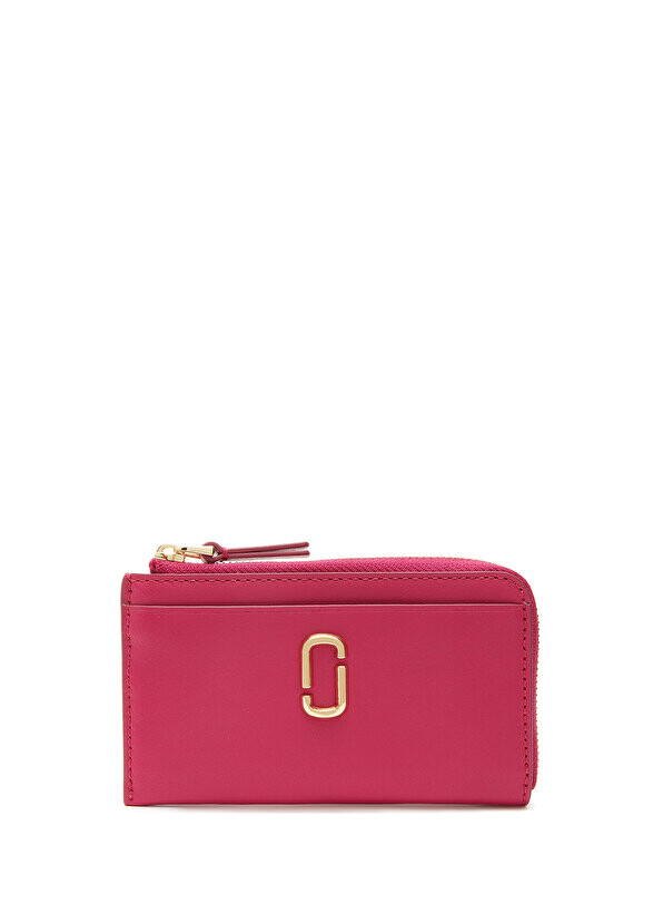 

Женский кожаный кошелек с логотипом фуксии Marc Jacobs