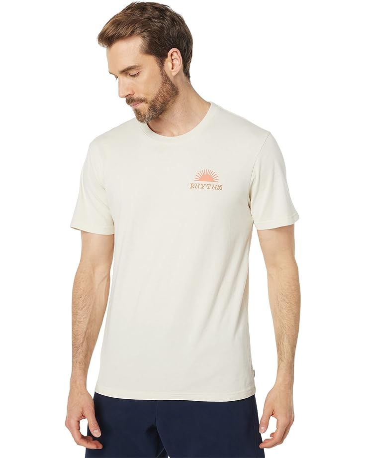 Футболка Rhythm Awake Short Sleeve T-Shirt, естественный рубашка rhythm bays short sleeve shirt естественный