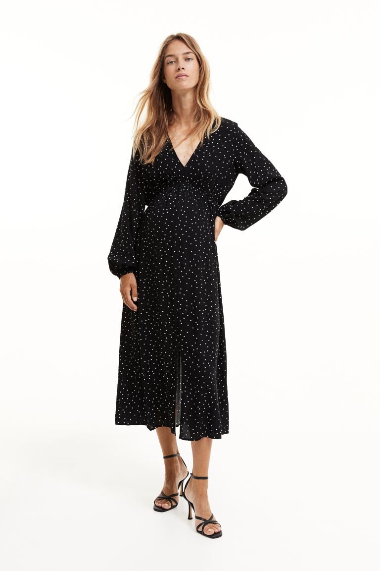 

МАМА Платье с объемными рукавами H&M
