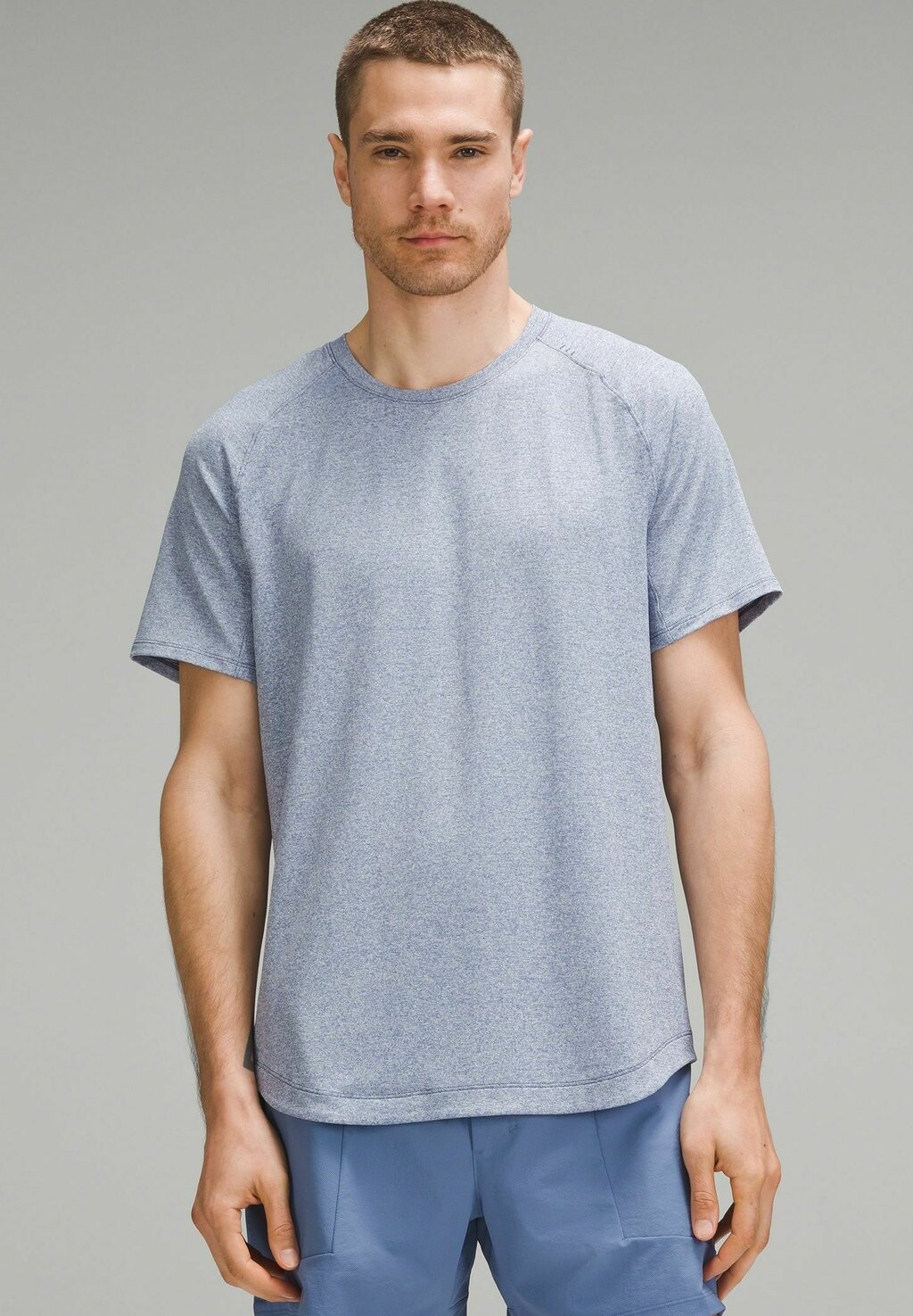 

Футболка базовая lululemon, цвет heathered blue