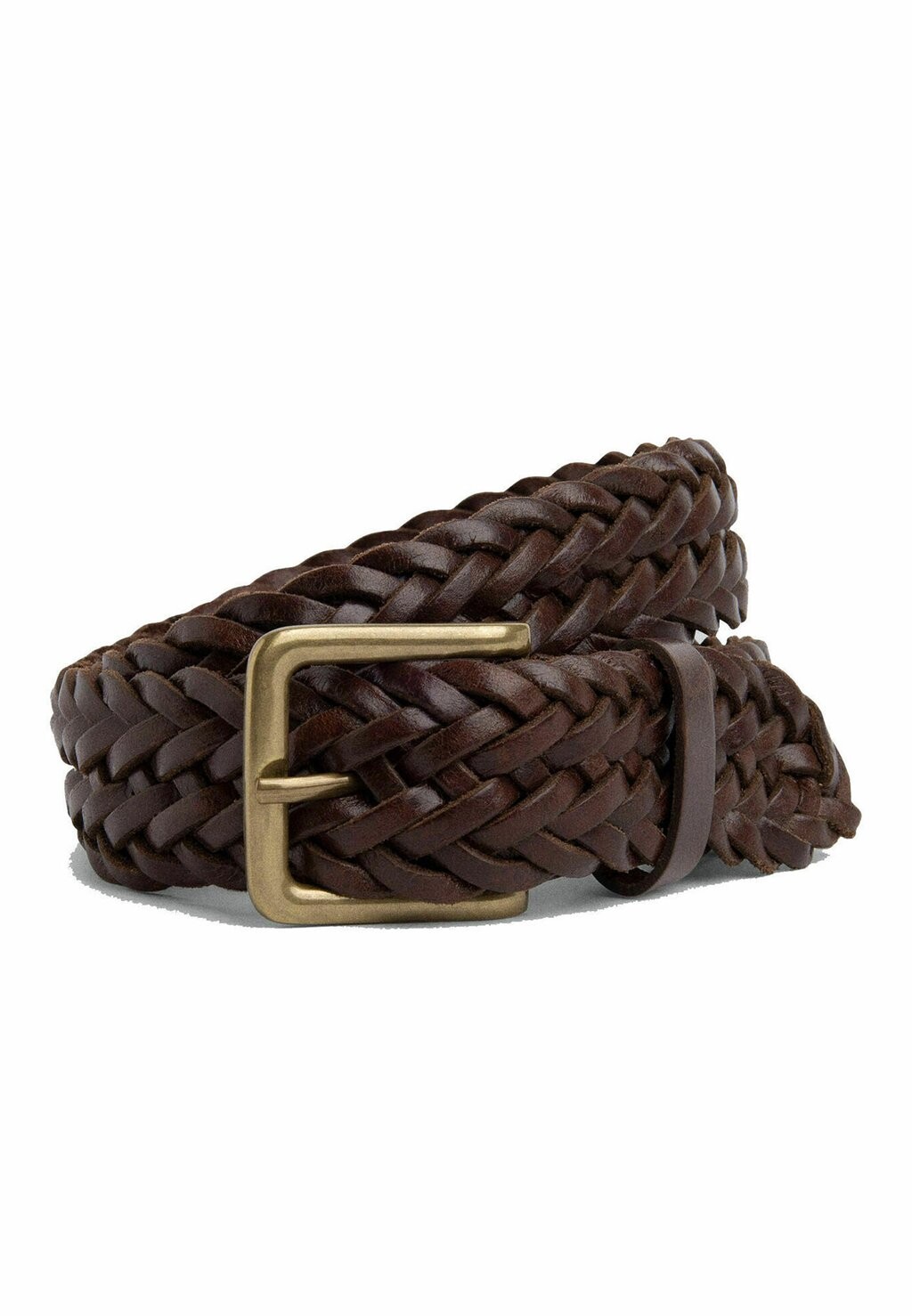 

Плетеный ремень DOUBLE PLAIT Hackett London, цвет brown