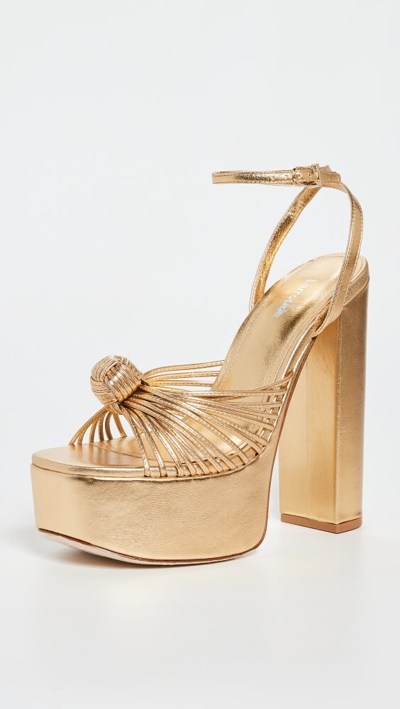 

Сандалии Larroude Valerie Platform, золотой