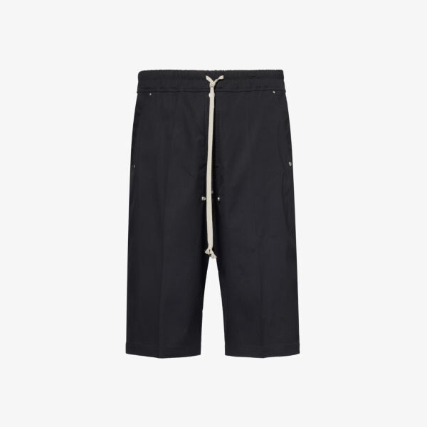 

Шорты Bela из эластичного хлопка с заниженным шаговым швом Rick Owens, черный