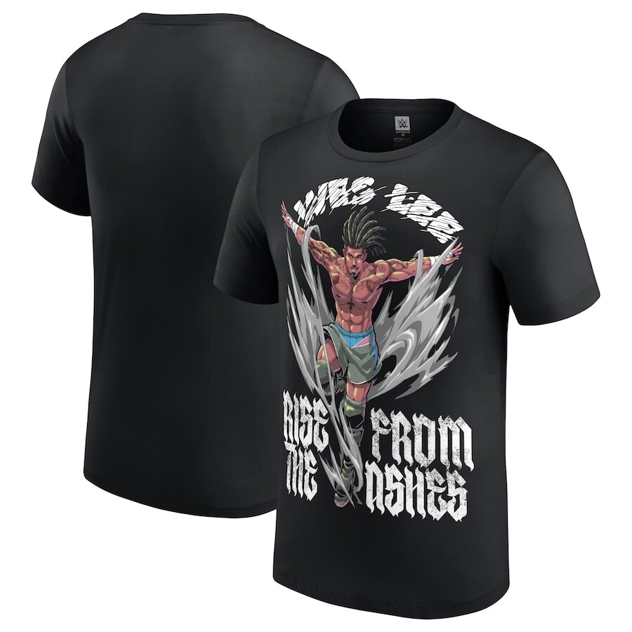 

Футболка с коротким рукавом WWE Authentic Wes Lee, черный