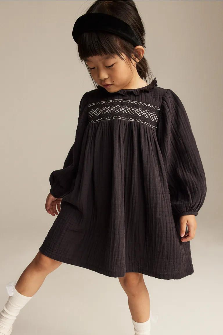 

Платье на резинках H&M, черный
