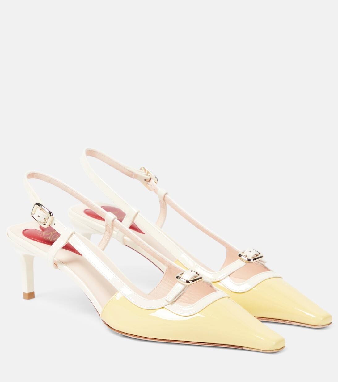 

Лакированные туфли viv' canard с пяткой назад Roger Vivier, сиреневый, Фиолетовый
