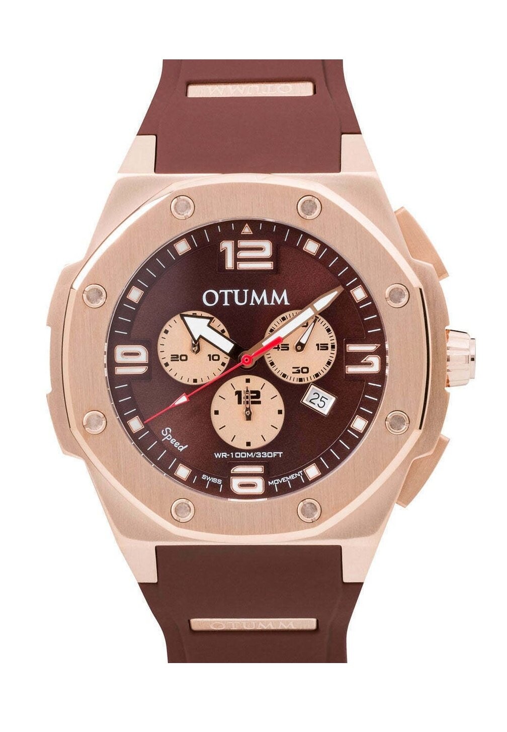 

Хронограф SWISS MOVEMENT Otumm, цвет gold rose