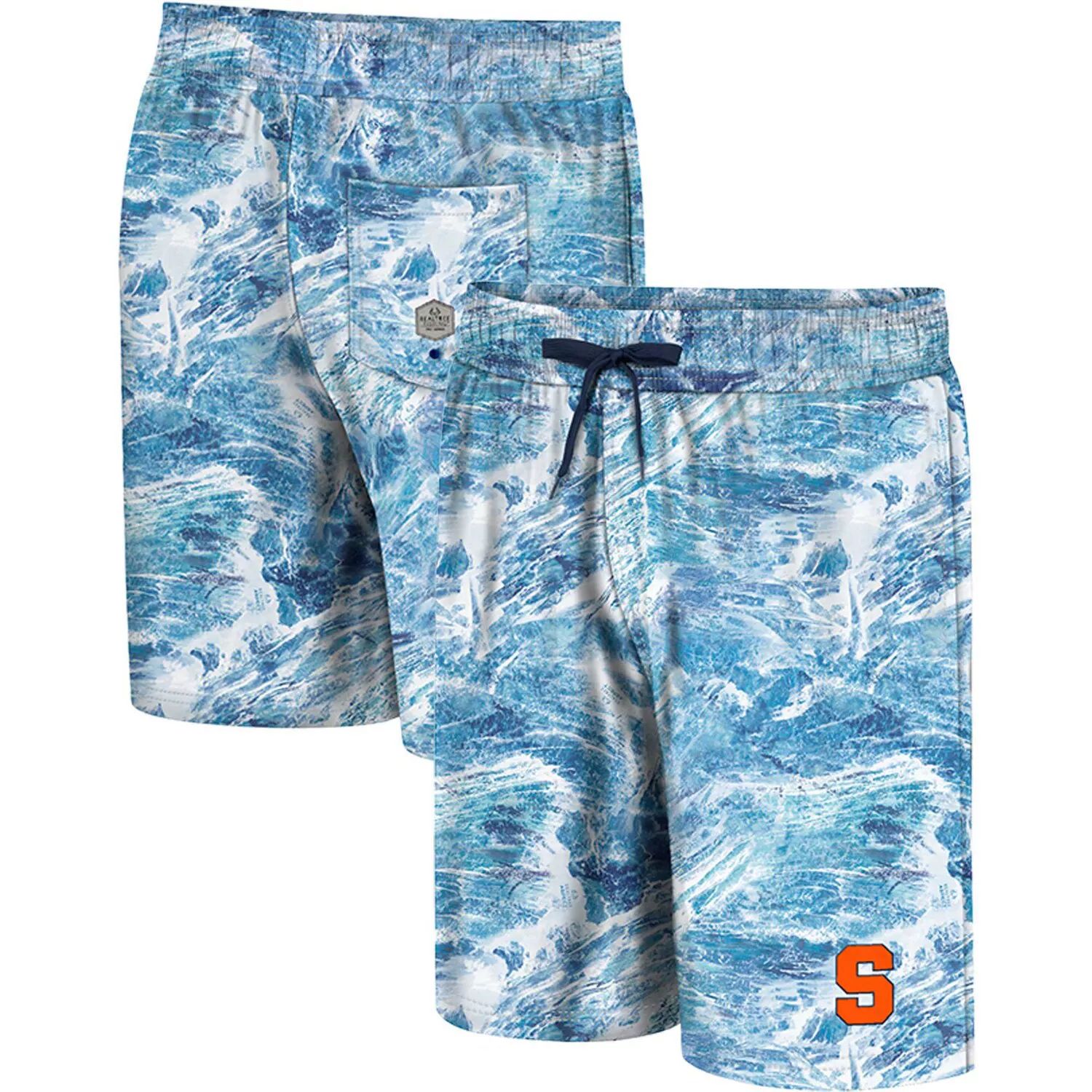 Мужские синие шорты для плавания Syracuse Orange Realtree Aspect Ohana Colosseum
