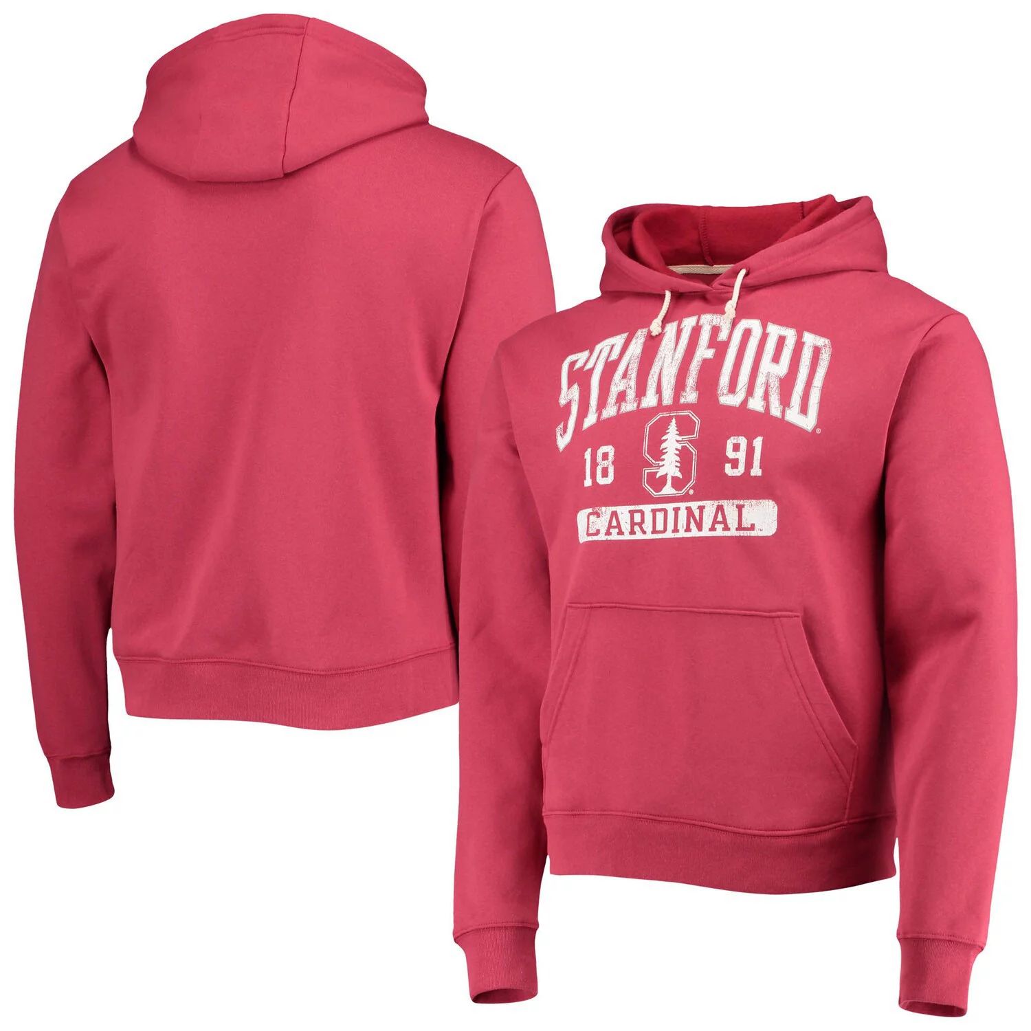 

Мужская лига студенческая одежда Cardinal Stanford Cardinal Volume Up Essential флисовый пуловер с капюшоном