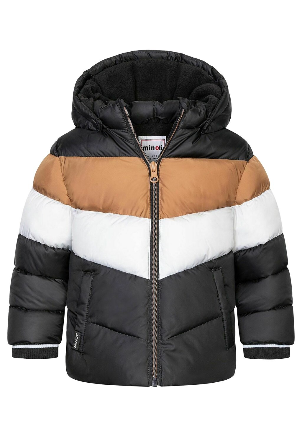 

Зимняя куртка CHEVRON PUFFER MINOTI, цвет black brown cream