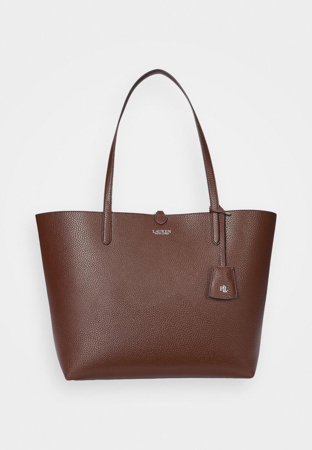

Сумка FAUX LEATHER LARGE REVERSIBLE TOTE BAGFAUX LEATHER PRINT REVERSIBLE TOTE Ralph Lauren, темно-коричневый