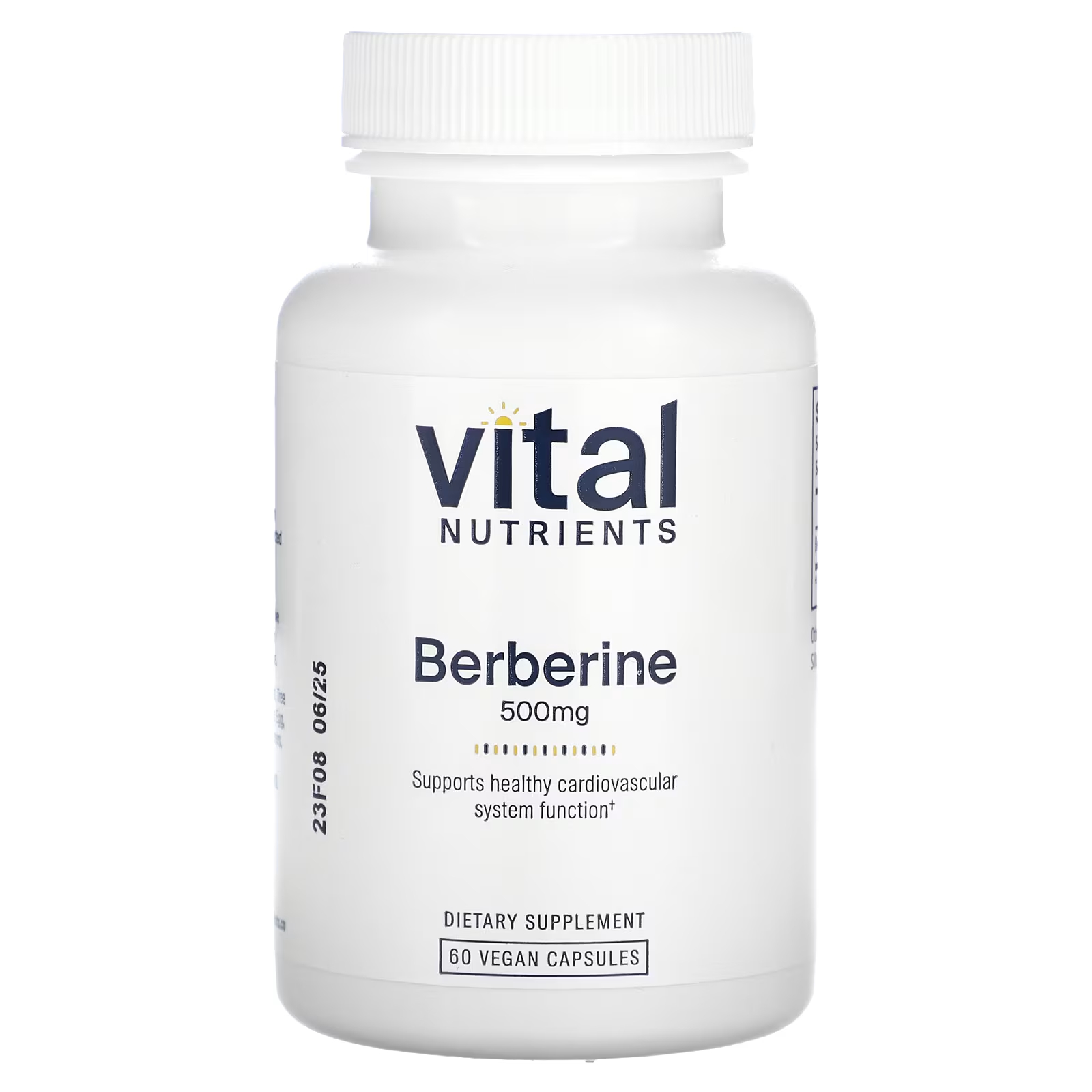 Vital Nutrients Берберин 500 мг 60 веганских капсул vital nutrients ферменты поджелудочной железы 500 мг 90 капсул