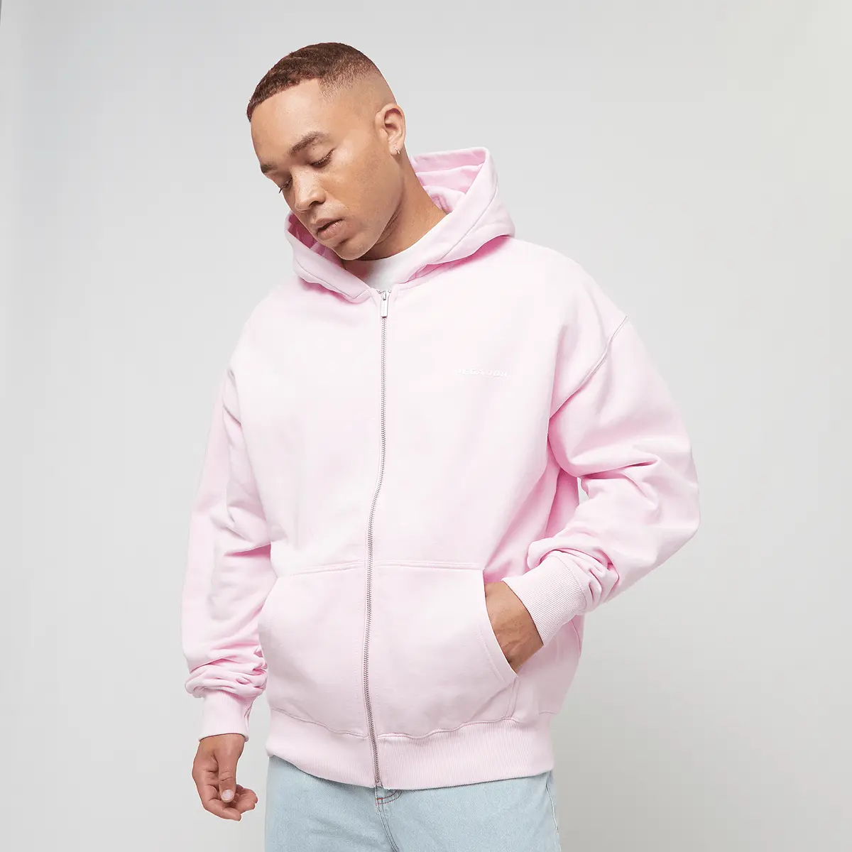 

Спортивная куртка Pegador Logo Oversized Sweat Jacket, розовый/розовый