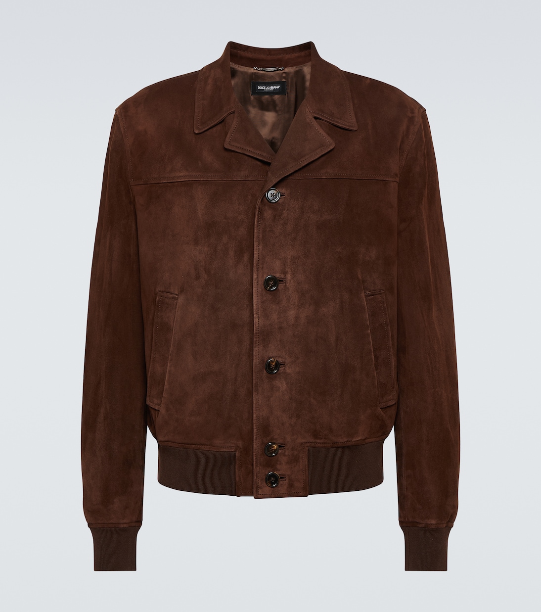 Замшевая куртка Dolce&Gabbana, коричневый куртка замшевая zara коричневый