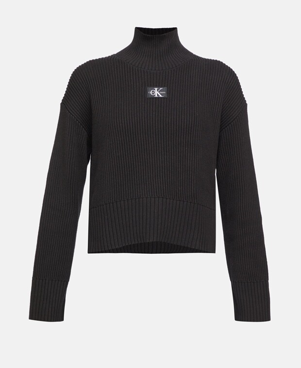 

Джемпер с длинными рукавами Calvin Klein Jeans, черный