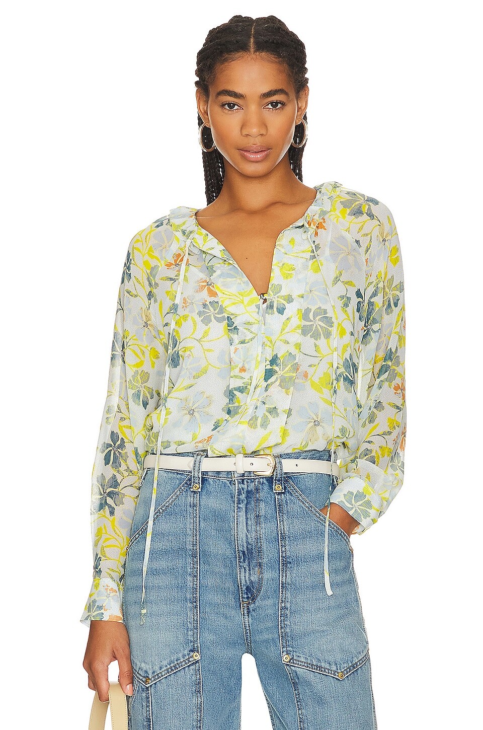 

Рубашка Joie Daisy, цвет Cerulean Multi