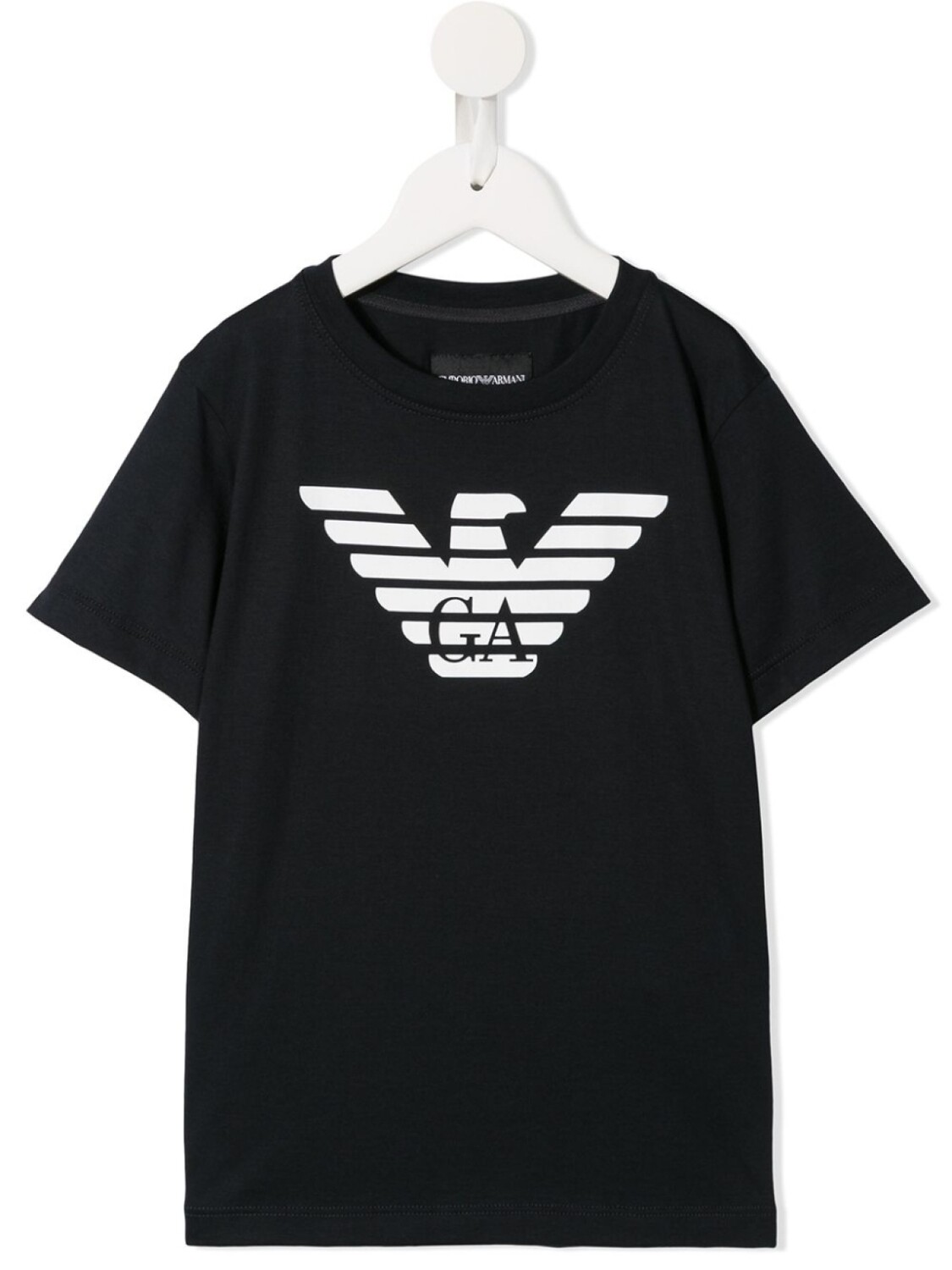 

Футболка с принтом логотипа Emporio Armani Kids, синий, Черный, Футболка с принтом логотипа Emporio Armani Kids, синий