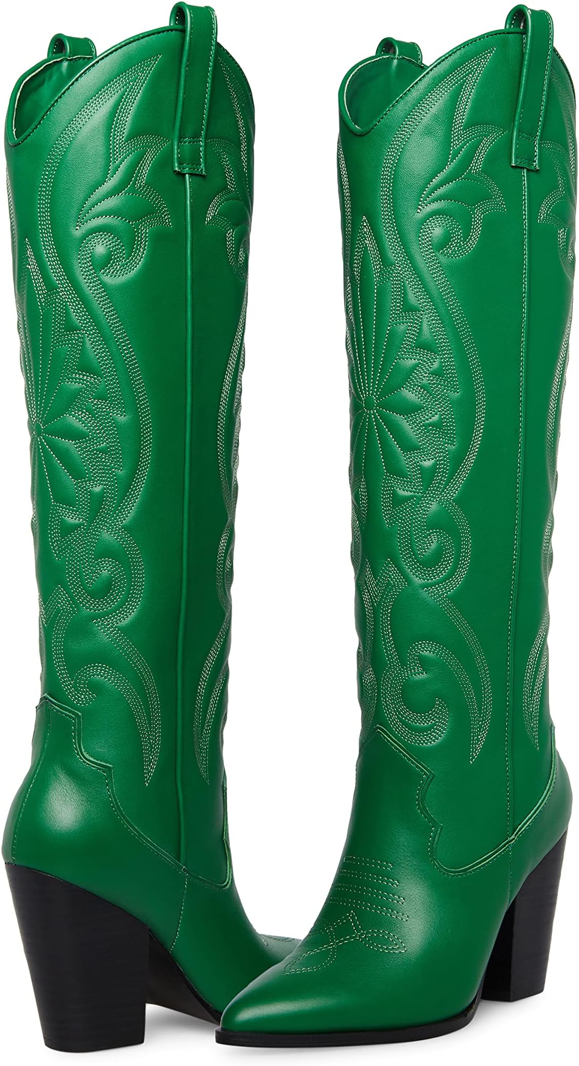 

Ковбойские сапоги Lasso Boot Steve Madden, цвет Green Leather