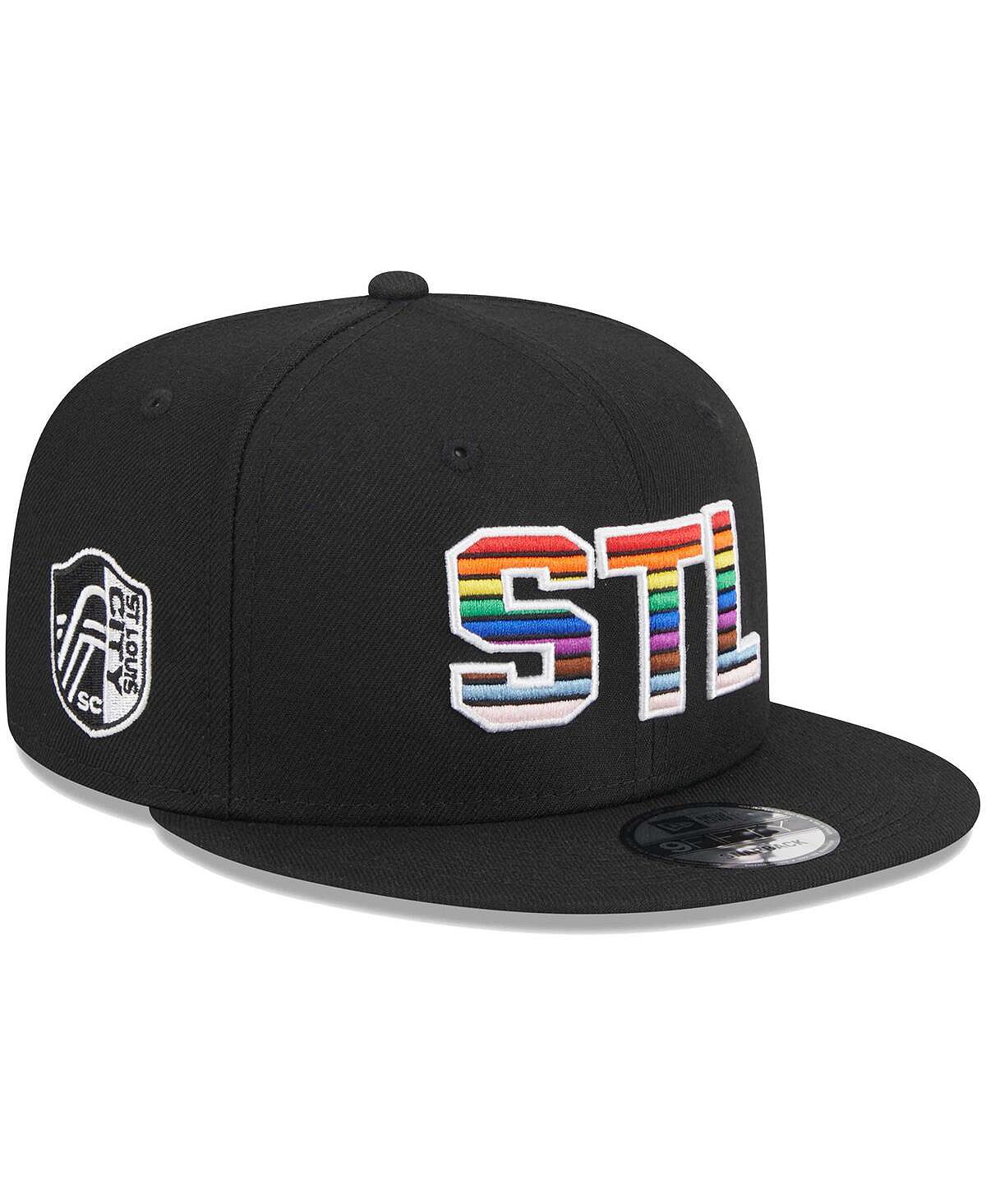 

Мужская черная кепка St. Louis City SC Pride 9FIFTY Snapback New Era