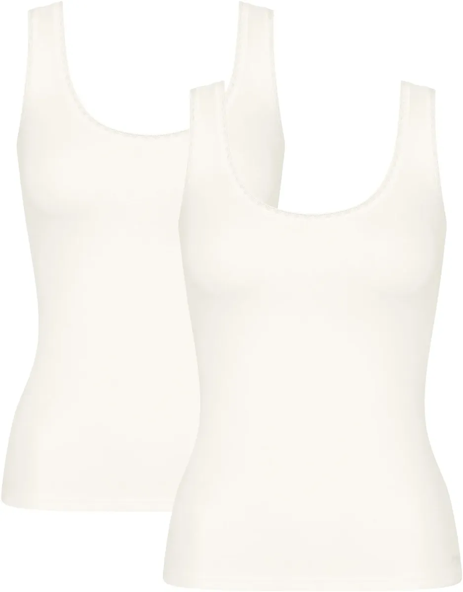 

Топ подмышки sloggi "GO Tank Top C2P" (2 шт. в упаковке), из натурального хлопка, белый