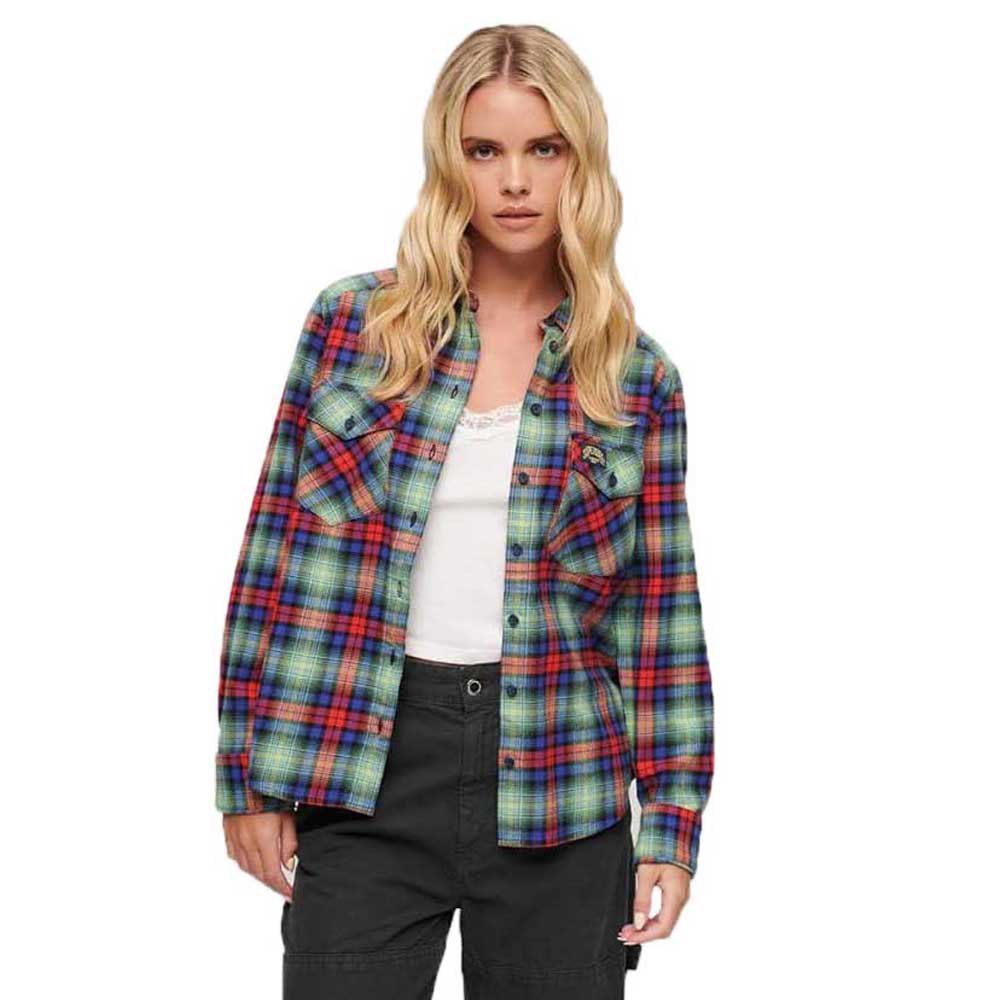цена Рубашка Superdry Lumberjack Check Flannel, разноцветный