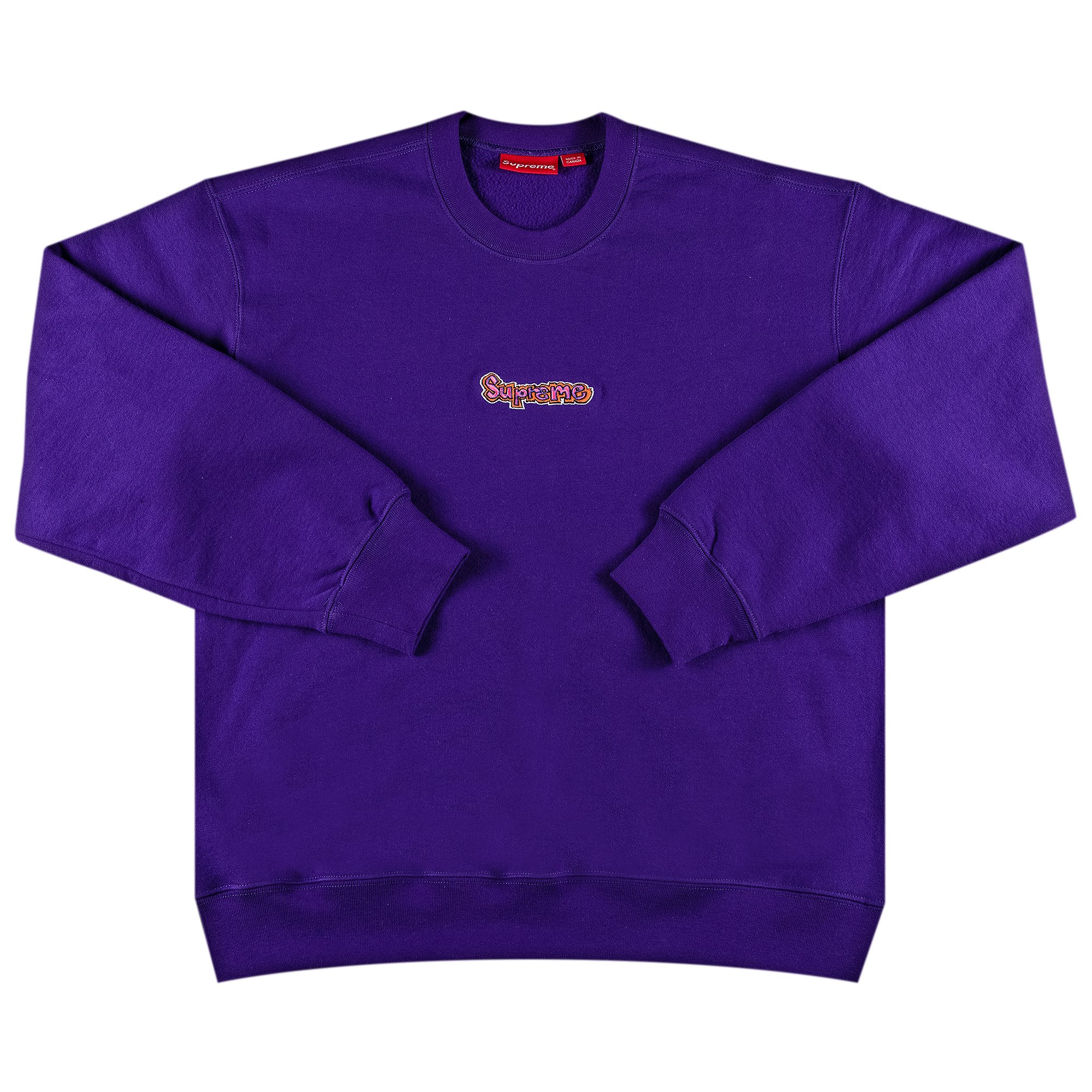 Круглый вырез с логотипом Supreme Gonz, фиолетовый