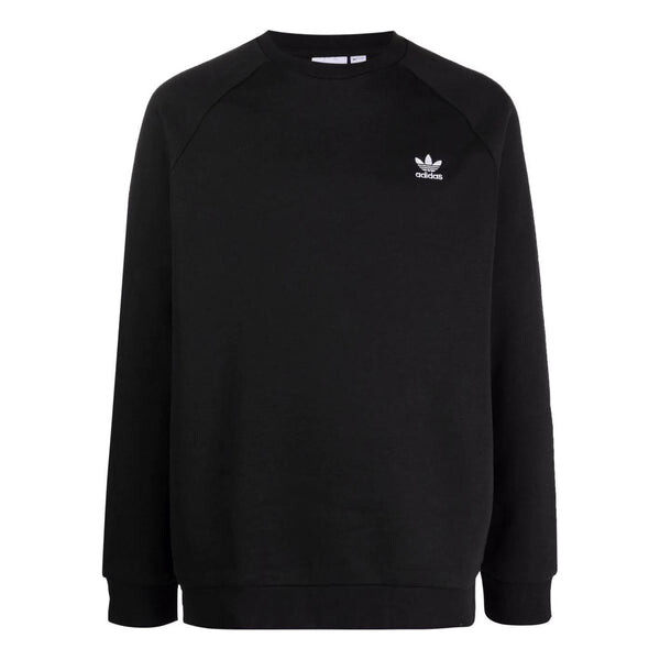 Рубашка adidas originals Adicolor Essentials Trefoil Crewneck Sweatshirt 'Black', черный adidas originals adicolor essentials trefoil