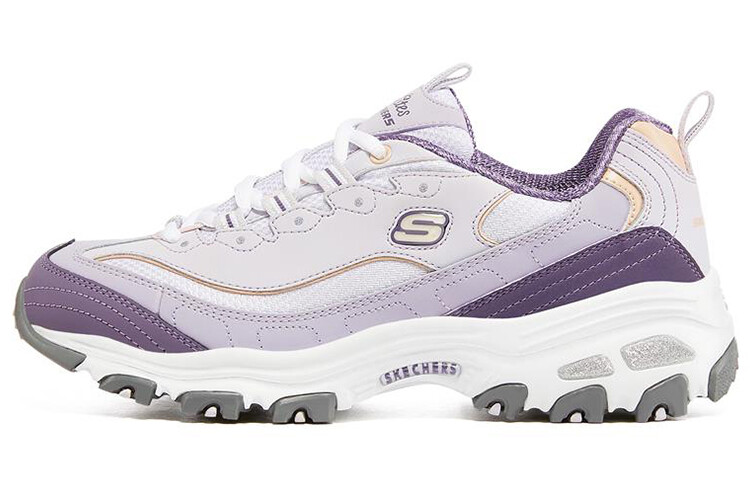 

Skechers D'Lites 1.0 Женские туфли для папы Белый Фиолетовый