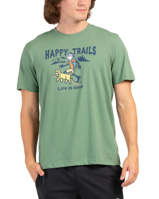 

Классическая футболка Happy Trails Life Is Good, цвет Ridgeline Green