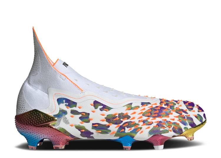 

Кроссовки Adidas PAUL POGBA X STELLA MCCARTNEY X PREDATOR FREAK+ FG 'DEMONSKIN - LEOPARD EARTH EXPLORER', белый