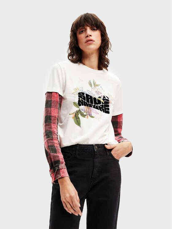 

Блузка стандартного кроя Desigual, белый