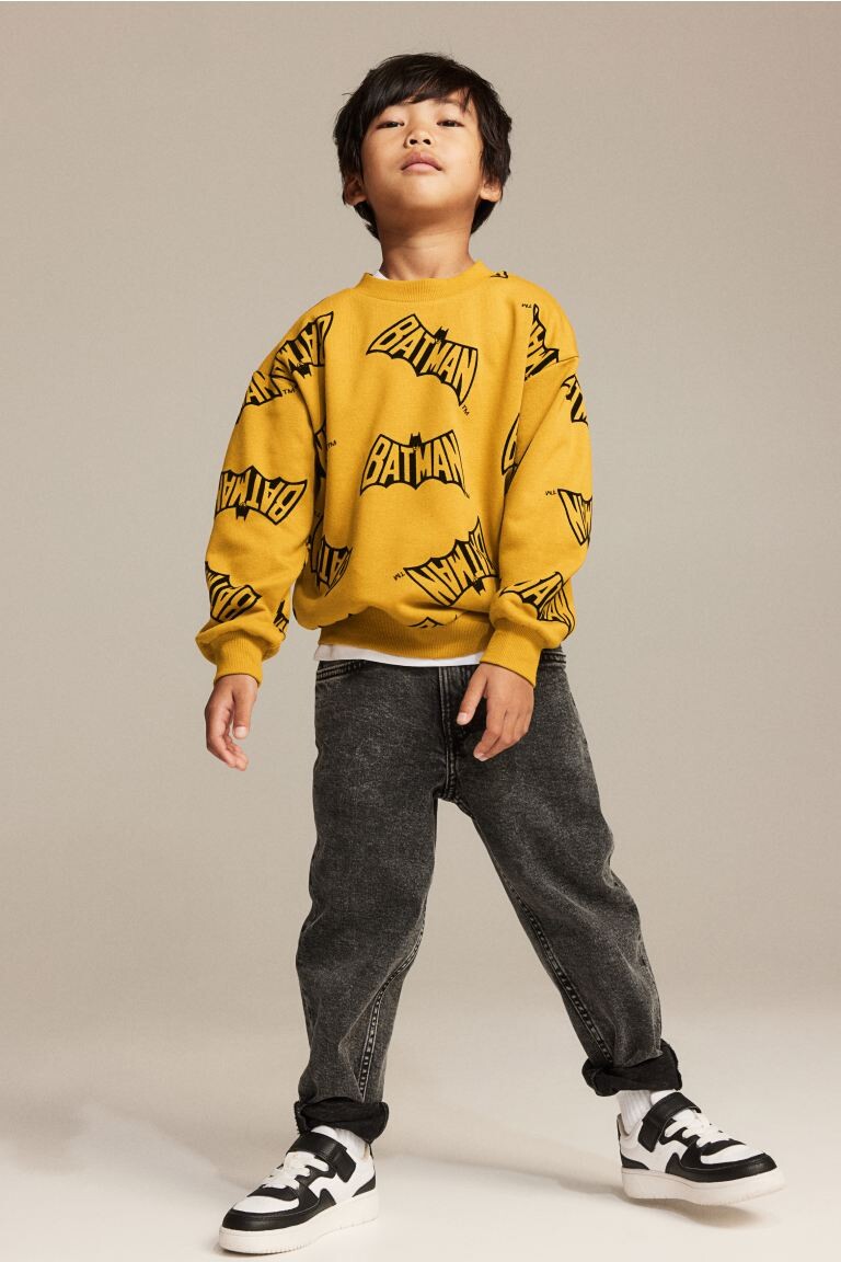 

Толстовка оверсайз с принтом H&M