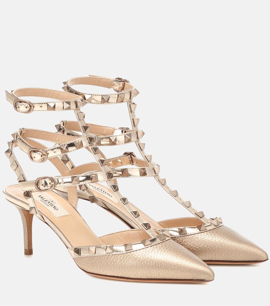 

Кожаные туфли valentino garavani с заклепками Valentino Garavani, золото, Желтый, Кожаные туфли valentino garavani с заклепками Valentino Garavani, золото