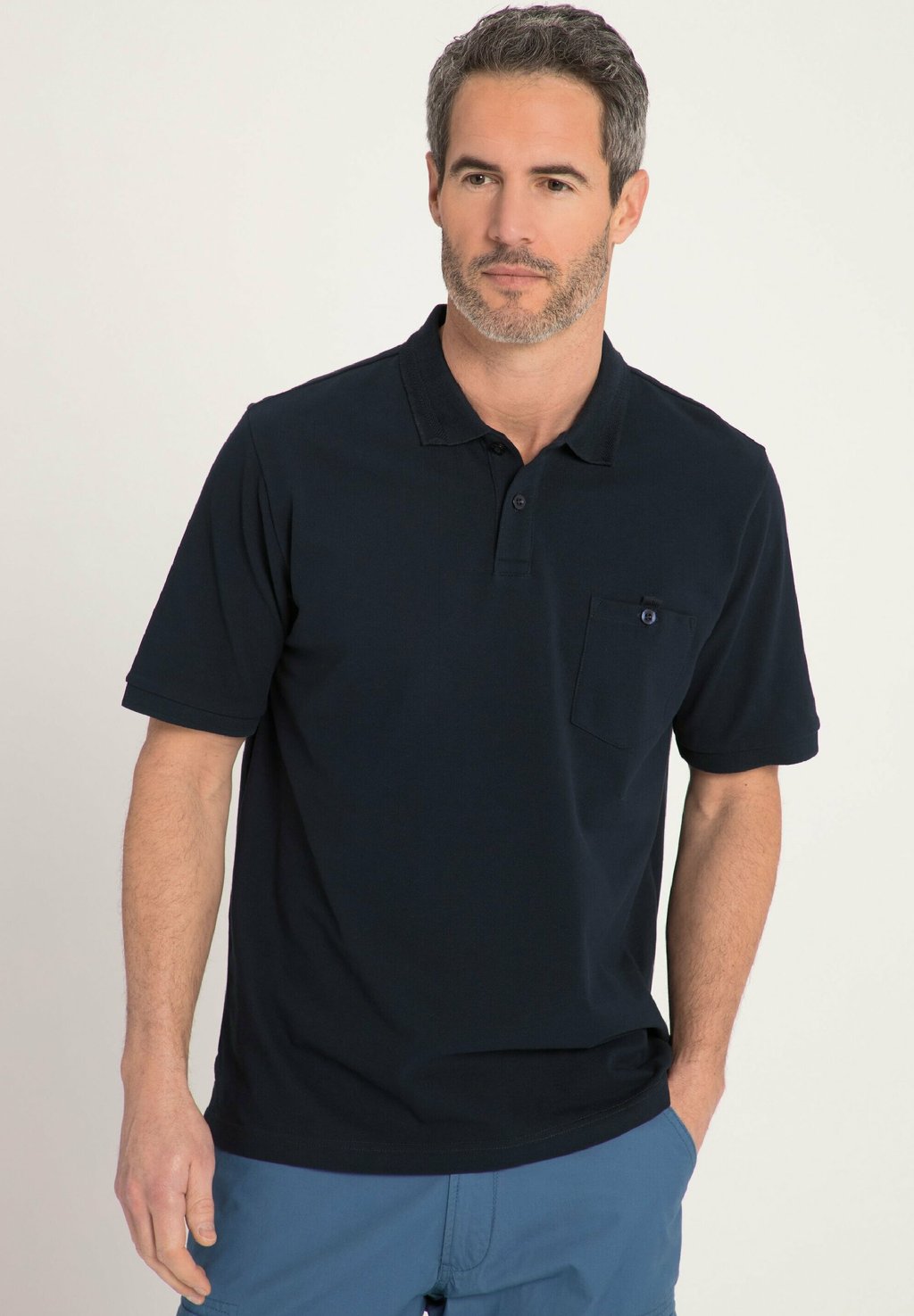Рубашка-поло JP1880, цвет bleu nuit mat