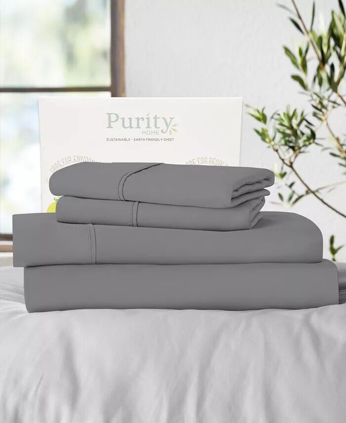 

Комплект простыней и наволочек из хлопкового перкаля плотностью 400 нитей Purity Home