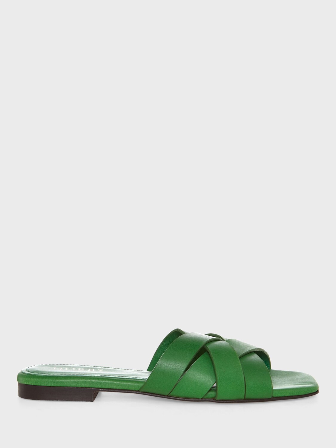 

Сандалии Hobbs Annie из плетеной кожи, свежий зеленый цвет